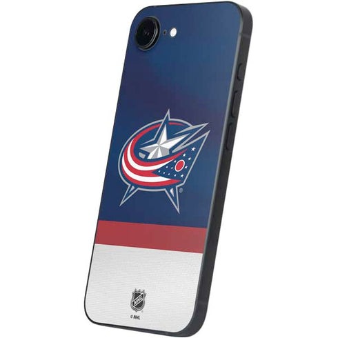 NHL Columbus Blue Jackets Alternate Jersey iPhone 16e Skin